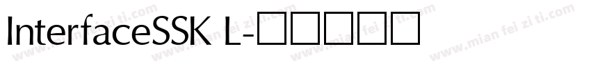 InterfaceSSK L字体转换